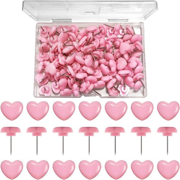 Hjärta Pushpins Hjärta Thumb Tacks Push Pins