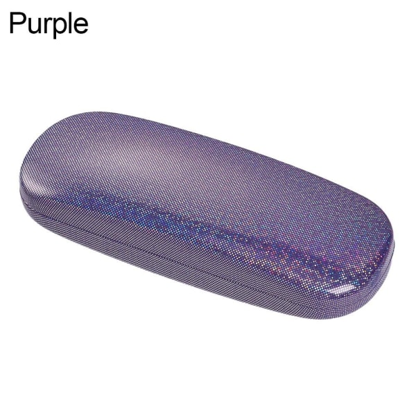 PU Optisk glasögonfodral Glasögon Case LILA purple