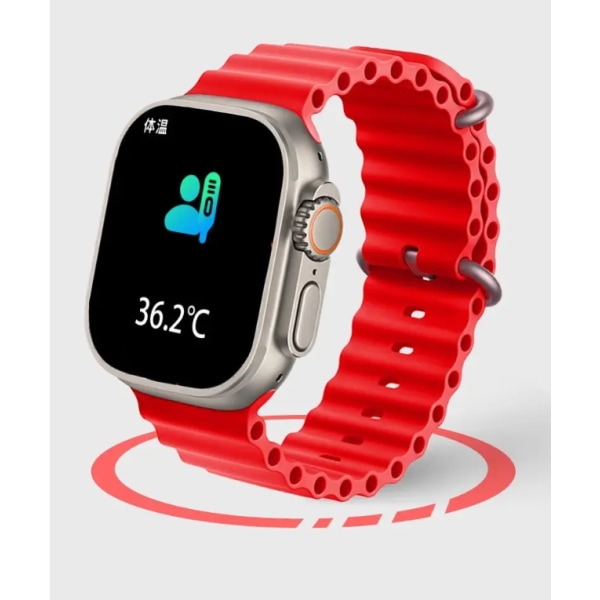 S8Ultra smart watch med multifunktions smart watch red