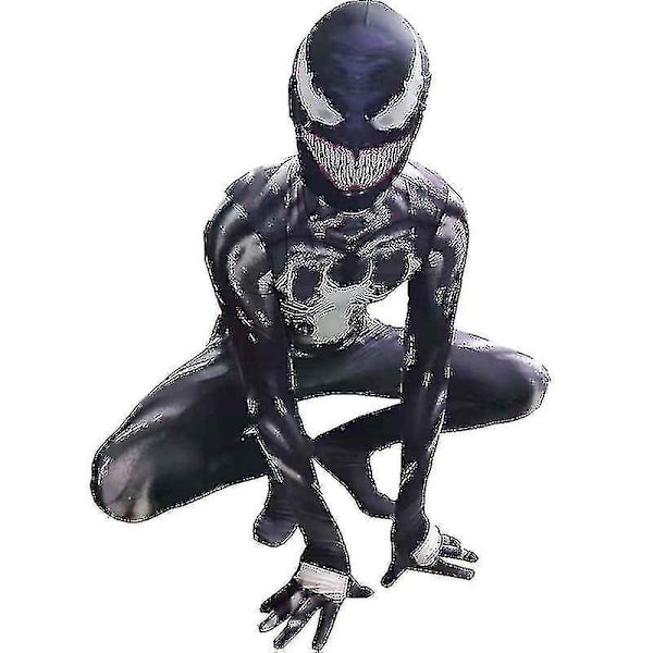 Barn Pojkar Venom Spider-man Kostym Party Jumpsuit Finklänning
