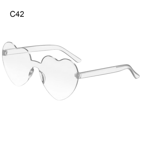Hjärtformade solglasögon Hjärtglasögon C42 C42 C42