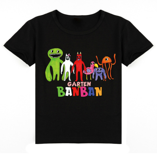 Barns Garten of Banban kortärmad T-shirt för sommaren Black 100cm