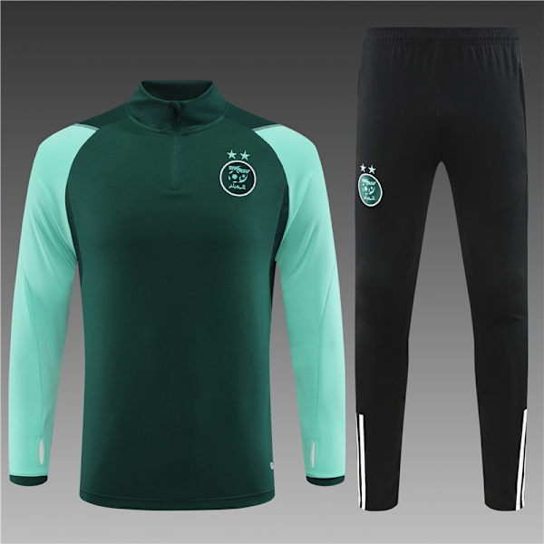 23-24 New Season Algeriet Set för vuxna/barn green 2XL