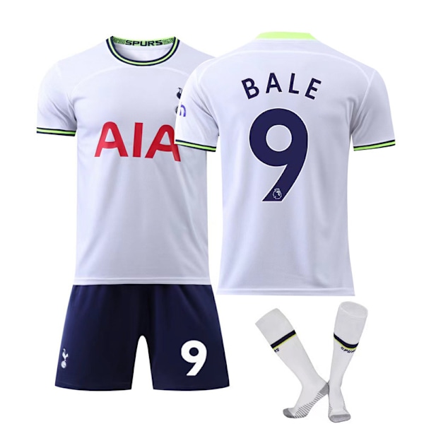 22-23 Tottenham Hotspur fotbollströja för barn, ungdomar för män BALE 9 28 (150-160cm)