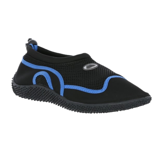 Trespass Adults Unisex Paddle Aqua Swimming Shoe Black/B Black/Blue 5.5 UK