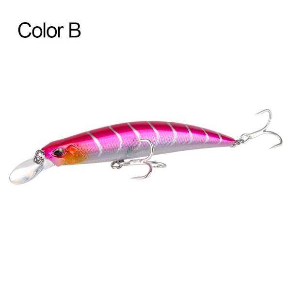 Sjunkande Minnow Baits Fiskkrokar FÄRG B FÄRG B Color B