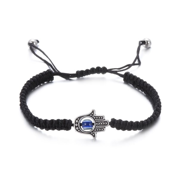 Evil Eye Beaded Armband Red Rope Bangle 04 04