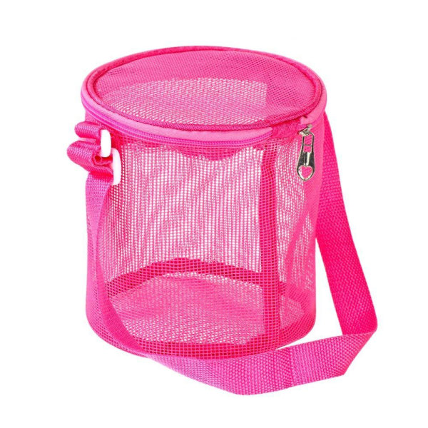 Mesh Beach Bag Toy Organizer Net ROSE RED rose red