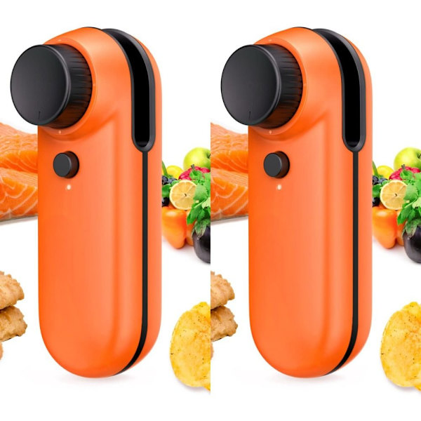 2ST Återförslutare med Cutter Heating Sealers ORANGE orange