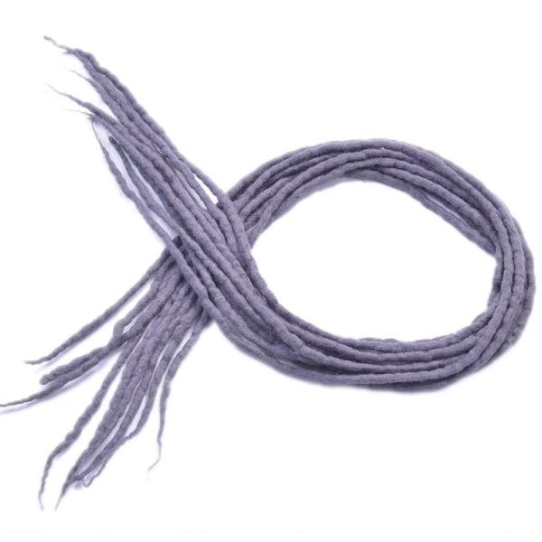 Dreadlocks Extensions Hårförlängning GRÅ grey