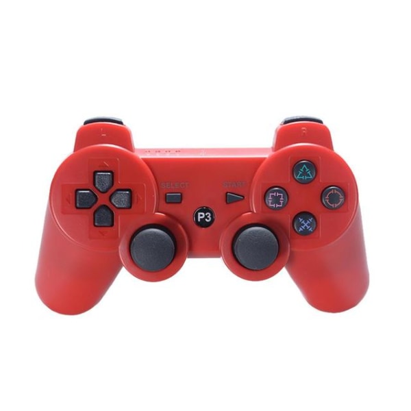 Trådlös bluetooth gamepad för PS3 Controle spelkonsol Red