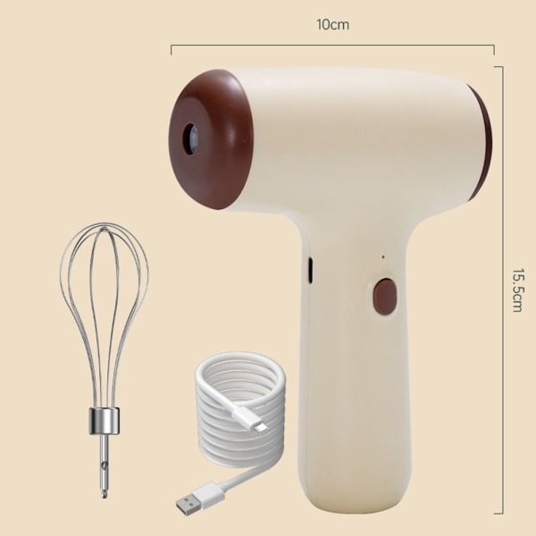 Äggvisp Matmixer KHAKI ENKEL STÖP ENSTAP Khaki Single Stick-Single Stick