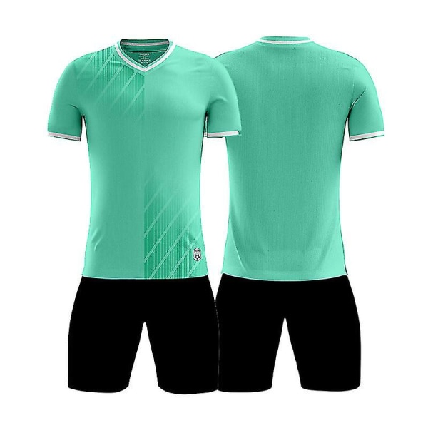 New Trend Fotbollströja för män Fotbollsträningsdräkter Sportkläder Grön D8857 3XS