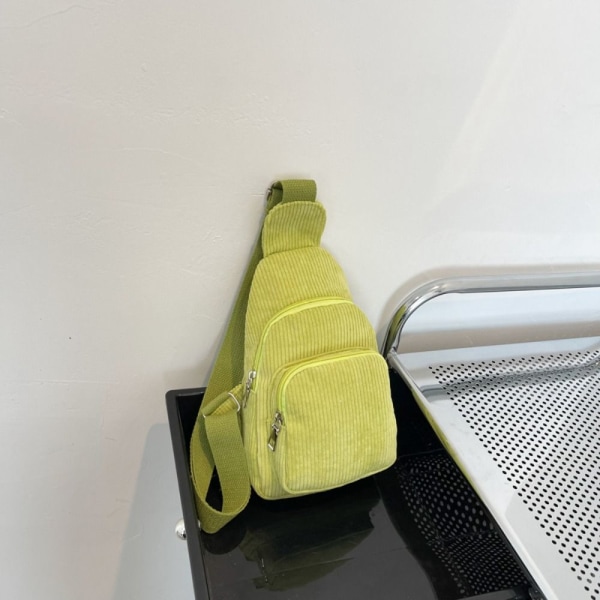 Bröstväska Crossbody Sling Bags LJUSGRÖN Light Green