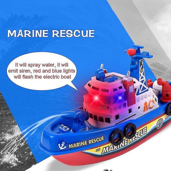 Höghastighetsmusikljus Elektrisk räddningstjänst Brandbekämpningsbåt Icke-fjärrbar Leksak Barngåvor