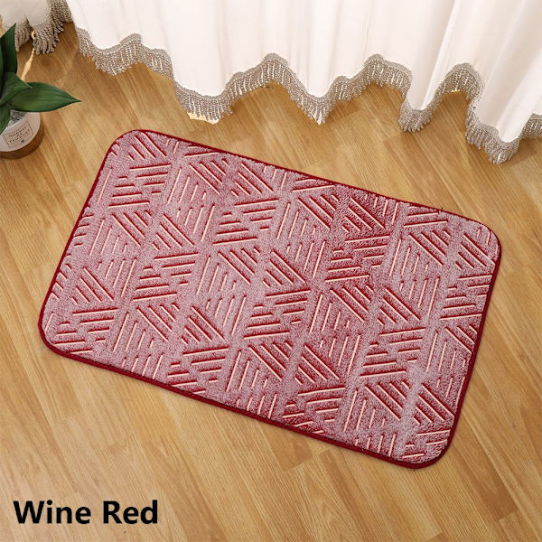 60x40cm Entré Dörrmatta Badmatta WINE RED WINE RED Wine Red