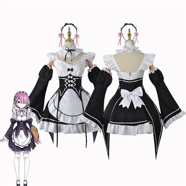 Från grunden, Life In Another World, Cosplay, Ramam Costume, Japanese Pseudo-maid Costume Only wigs A Only wigs A