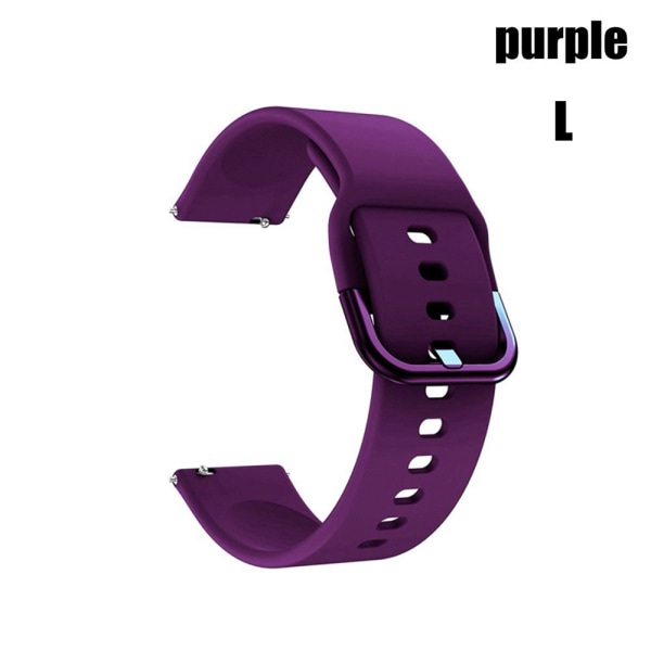 för Samsung Galaxy Watch Active 2 42mm silikon watch purple L