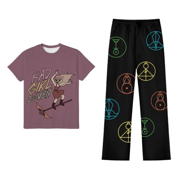 Luz Noceda Cosplay T Shirt Byxor Kostym Halloween Party L N Tops Pant S K D Tops Pant XXL