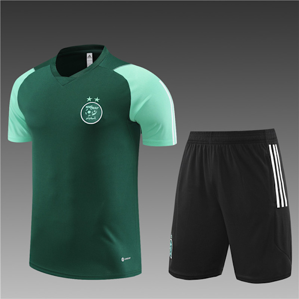 23-24 New Season Algeriet Kortärmad tröja för vuxna/barn green 18