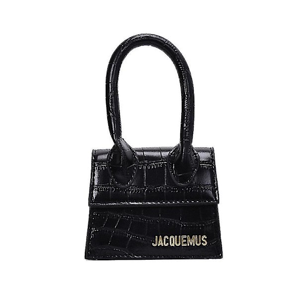 Mode liten fyrkantig axelväska för kvinnor PU-läder Crossbody-väskor Mini söt Messenger-handväska