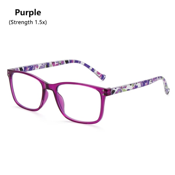 Läsglasögon Blått ljus blockerar LÖPKRAFT 1,5X purple Strength 1.5x