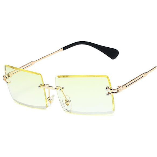 Solglasögon Rimless Square, Small rektangel mode solglasögon style 8