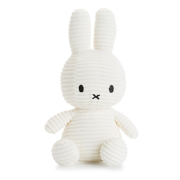 Miffy Corduroy Mjukleksak - 25/35cm Vit Hög kvalitet 25cm