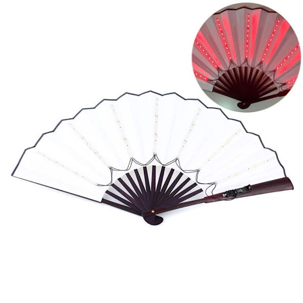 Luminous Folding Fläkt Led Play Fans RÖDA red