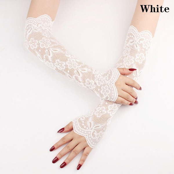 Armermer Fingervotter HVIT white