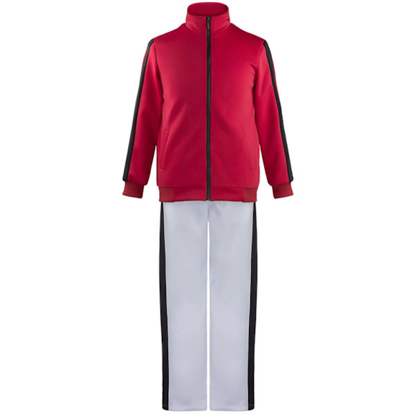 Haikyuu cosplay outfit Game Anime filmer cosplay kostymer Sport Red L S