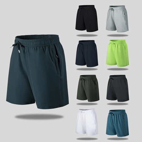 2023 nya sommarshorts Män Modemärke Strandshorts Andas Black 4XL