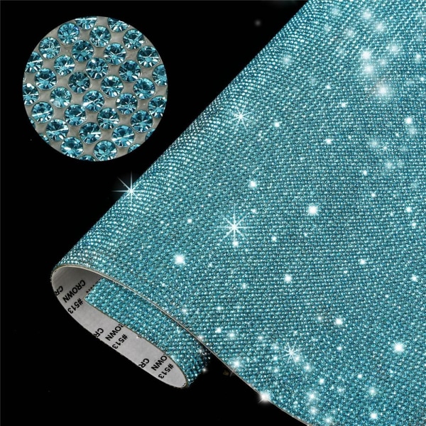 Rhinestone Sheet Crystal Sticker LAKE BLUE lake blue