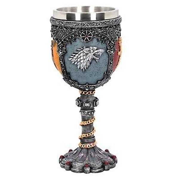 Game of Thrones Mugg Bägare Rostfritt stål Harts Vinglas color11