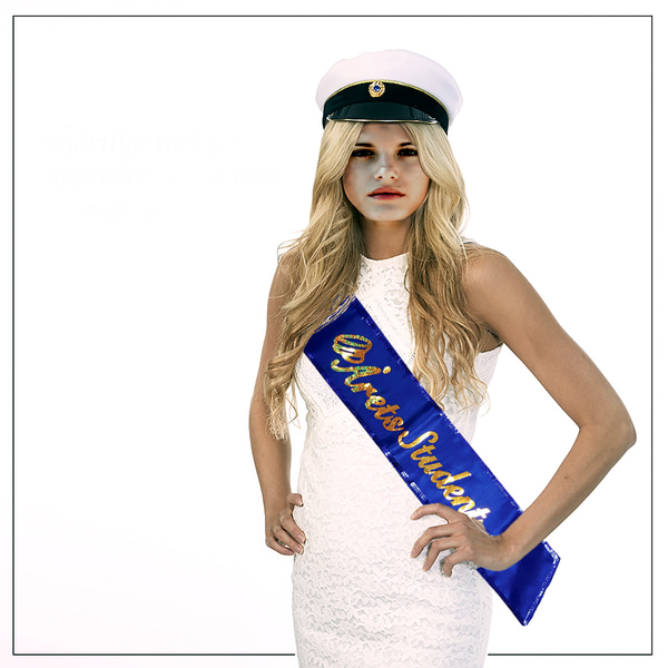 ordensband student "Årets student " - Student sash