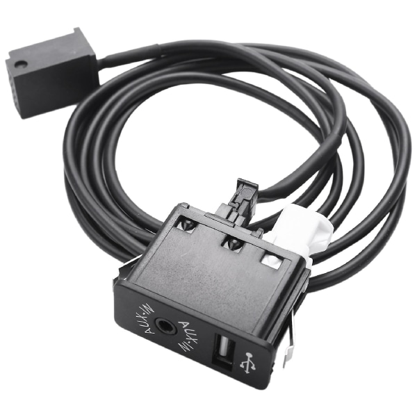 Bil Aux USB Port 12 Pin Bluetooth Interface Switch Panel Musikadapter för E39 E53 X5 Z4 E85 E8