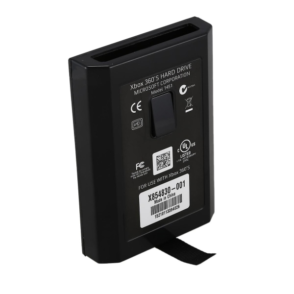 250 GB 250G 250 GB hårddisk HD CASE SHELL för 360 XBOX360 SLIM HDD black