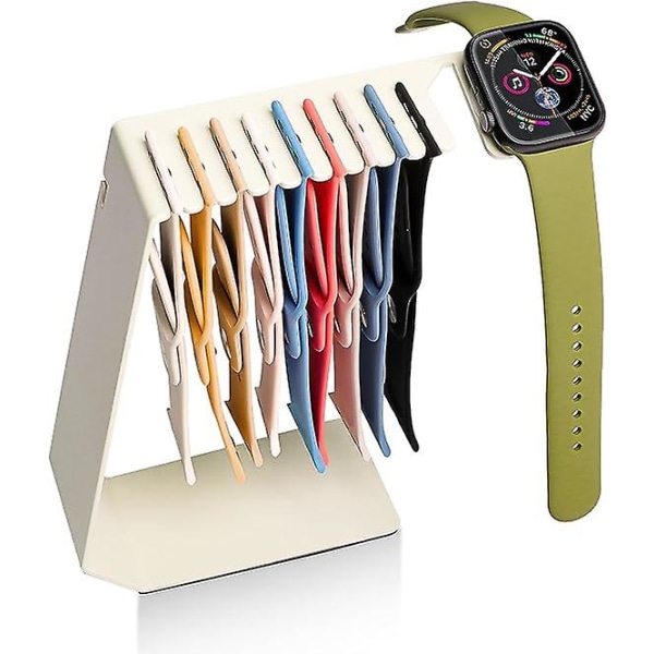 Watch Organizer Kompatibel Apple Watch, förvaringsställ i rostfritt stål Klockarmband Förvaring för Watch hängande display