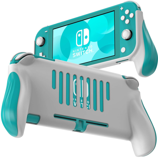 Handtag för Nintendo Switch Lite, Ergonomic Comfort Handheld Protective Gaming Case Portable Blue