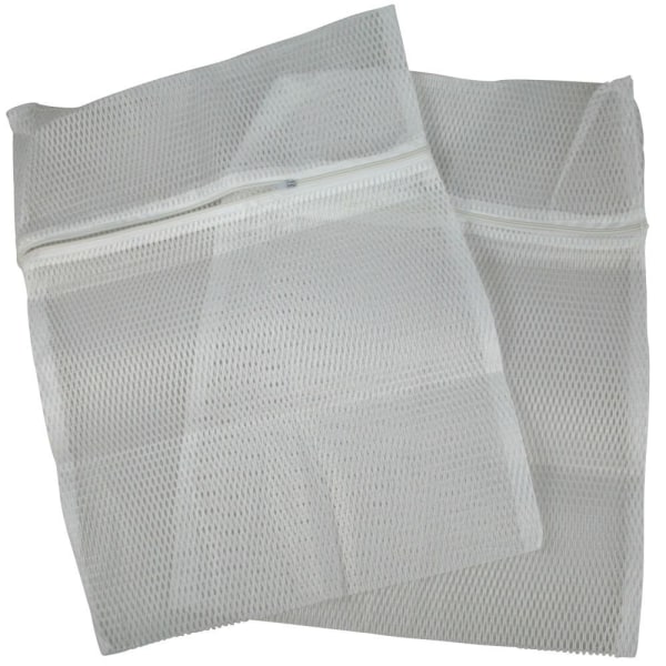 2:a Tvättpåsar för underkläder 40x30cm white 40