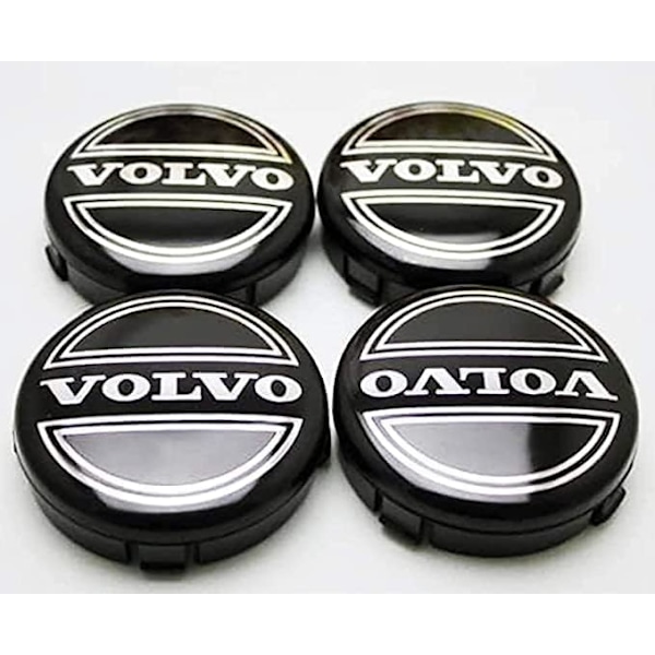 4 stk. Center Caps Navkapslar til Volvo S60 S90 XC40 XC60 V90 S40 S80