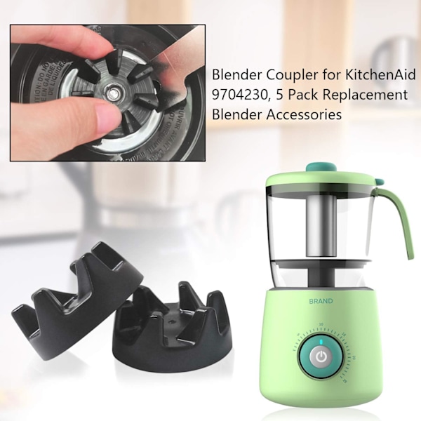 5 st Mixergummi Koppling Växelkoppling För Kitchenaid 9704230