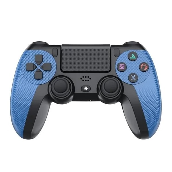 PS4 trådlös spelkontroll Bluetooth 2.1 Gamepad för PS4 PC-spelkonsol (blå) Blue