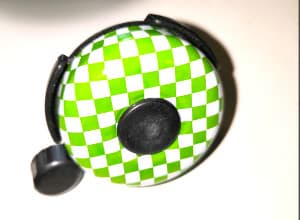 Cykelringklocka Rutig