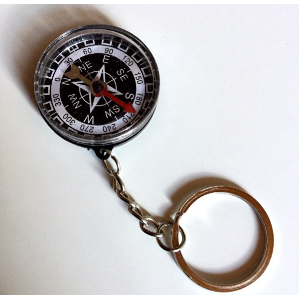 Nyckelring kompass 2-pack