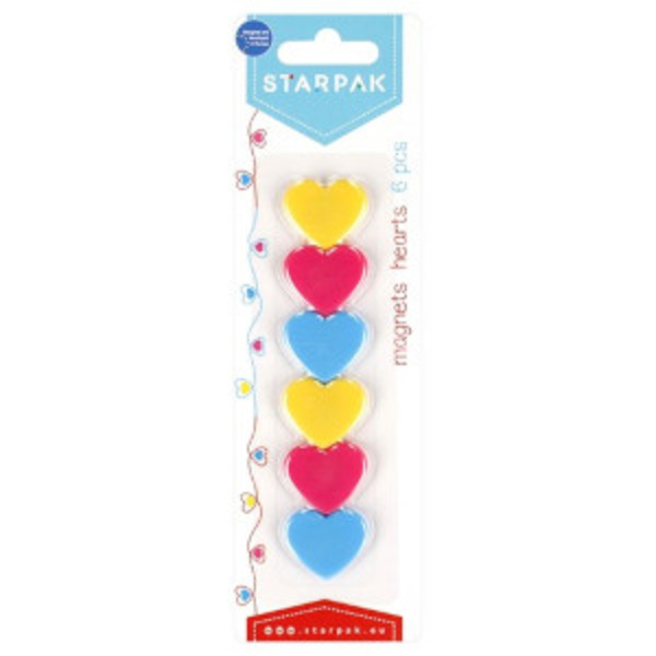 Kylskpåsmagnet Hjärta