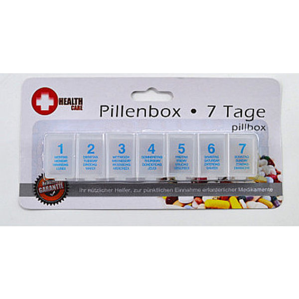 Pillerbox 1 veckas dosering