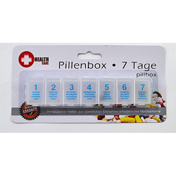 Pillerbox 1 veckas dosering