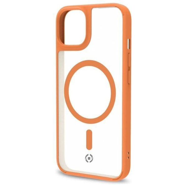 Coque - CELLY - MAGMATT - Mjuk - Transparent - Gul - 15,5 cm (6.1") Transparent, gul