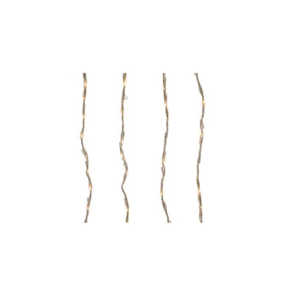 GENERISK - Gardin Led Balkong Utomhusanvändning. Vitt varmt ljus. 2x1m. 220 lysdioder.